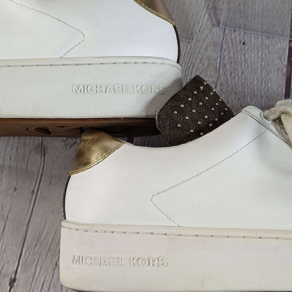 Michael Kors Mindy Low Top Lace Up Sneakers - Picture 10 of 10